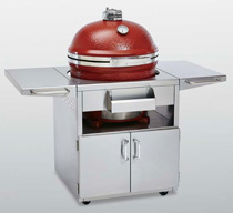 Kamado Joe BigJoe 24 in stainless steel cart