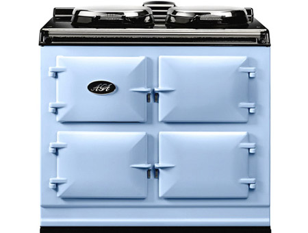 3 Oven AGA Dual Control Cast Iron Range Cooker duck egg blue