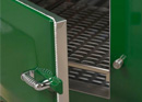 Everhot 60 green door detail