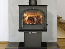Cleanburn Sonderskoven Pedestal wood burning stove
