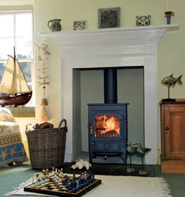 Clearview Pioneer 400 in fireplace
