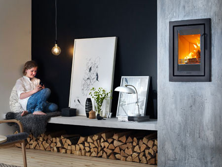 Contura i4 Modern 4 Insert wood burning stove